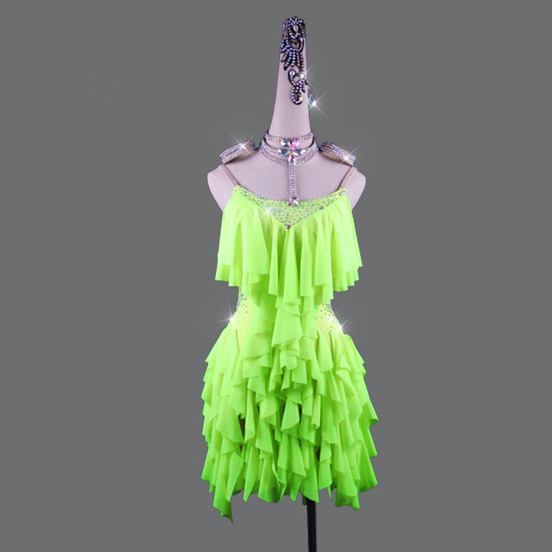 Customisable Women's Dance Dress Dance Wear Training Performance Dress
