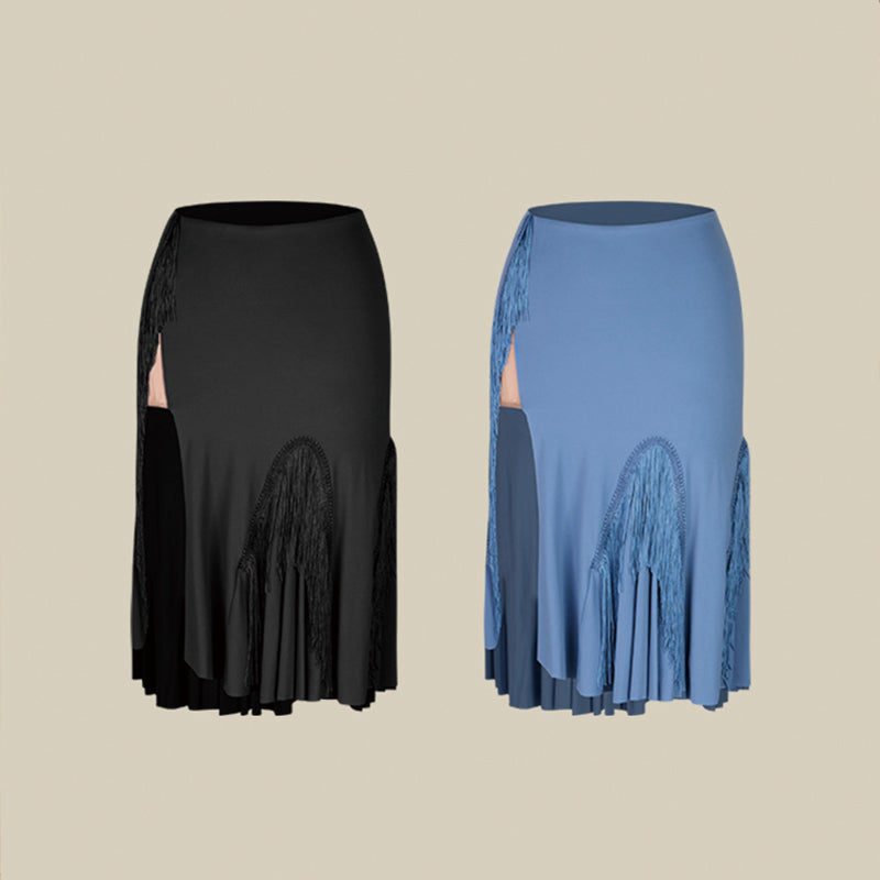 Z Women's Latin Dance Skirt Training Performance Skirts DanceWear