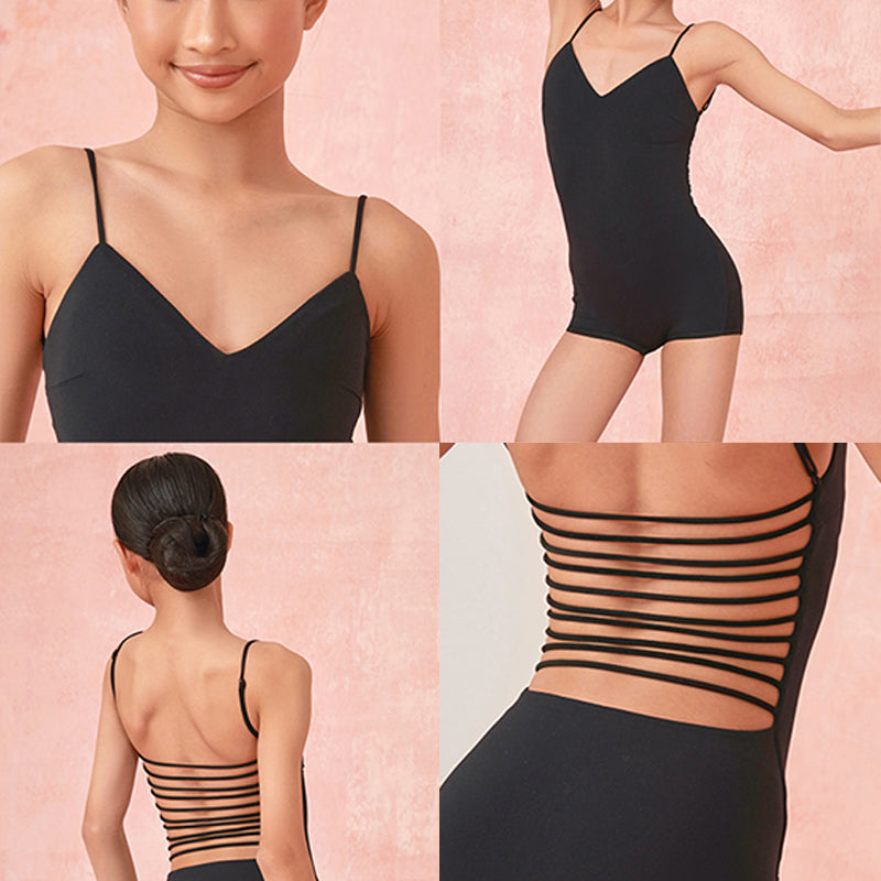 Z Girls Sleeveless Dancewear Practice Tops Bodysuit