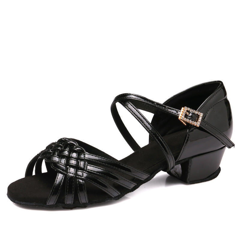 KCDANCE Women's Satin 3.5cm Heel Ballroom Dance Shoes Latin Shoes