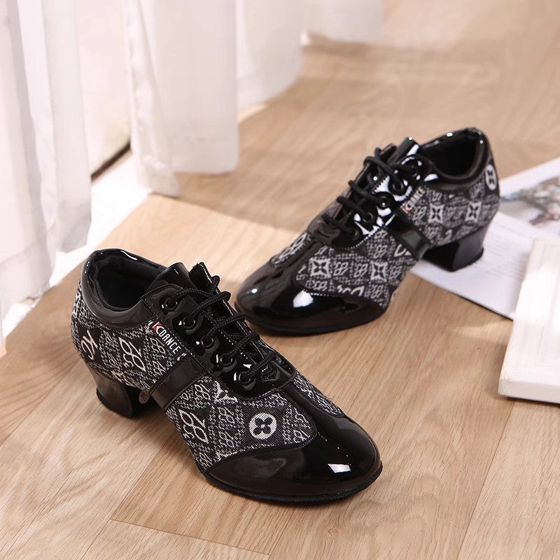 KCDANCE Women's Leatherette Teaching & Practice Shoes Ballroom Dance Shoes