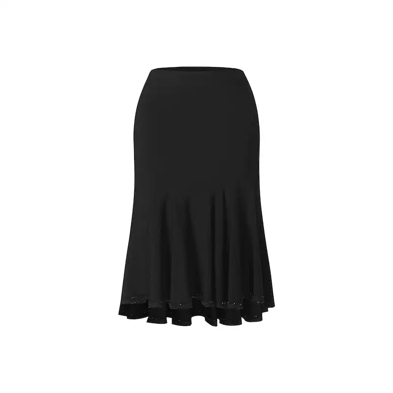 Z Women's Black Skirt Dance Skirt DanceWear Training Performance Skirts