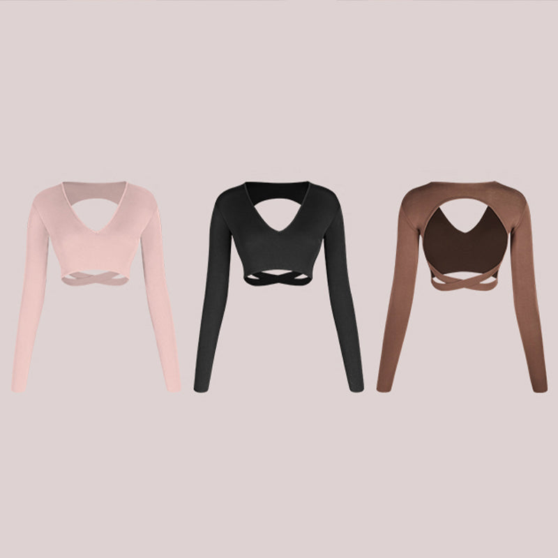 Z Girls Long-sleeved Dance Practice Tops Dancewear