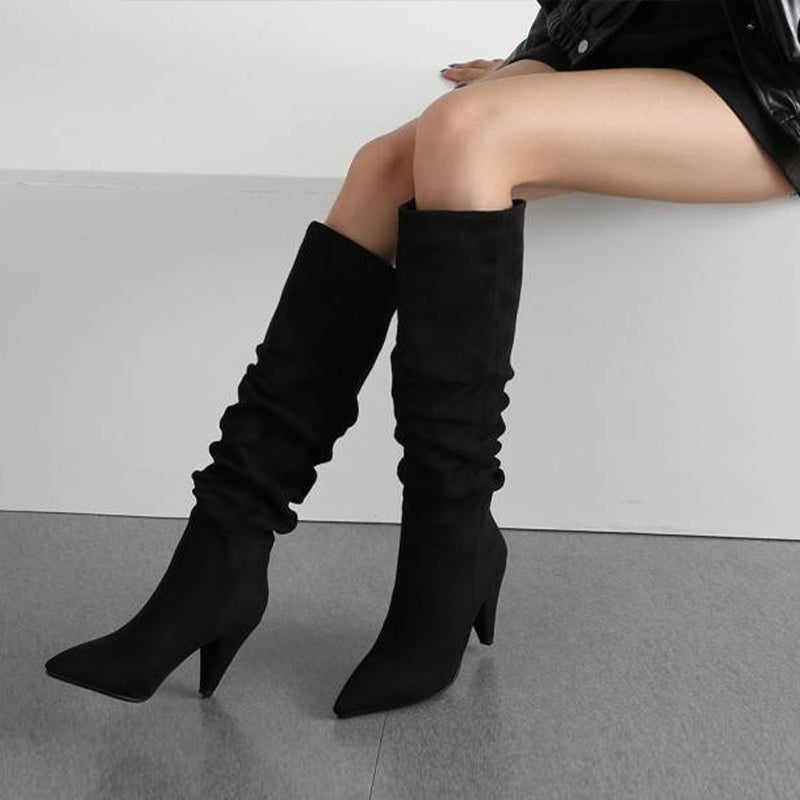 AJ Women's 9cm High Heel Jazz Dance Shoes Heels Dance Boots