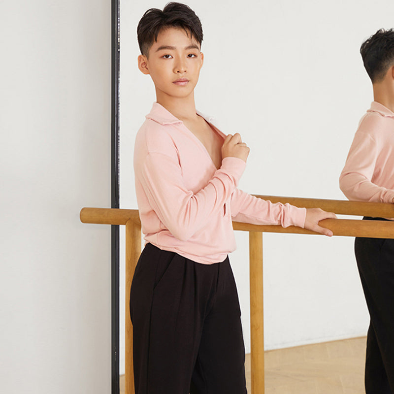 Z Boy’s Long-sleeved Dance Practice Tops Dancewear