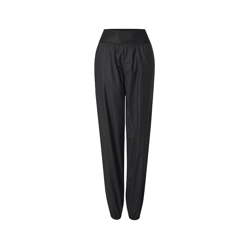 Z Women's Black High Waist Pants Latin Dance Wear Training Performance Pants