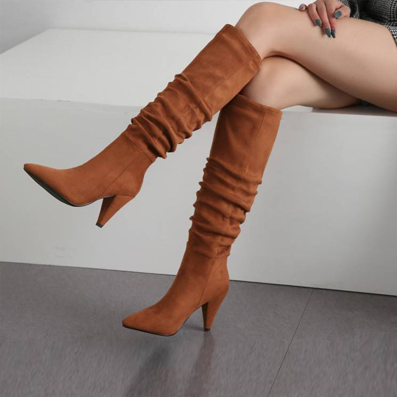 AJ Women's 9cm High Heel Jazz Dance Shoes Heels Dance Boots
