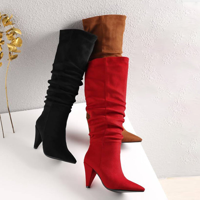 AJ Women's 9cm High Heel Jazz Dance Shoes Heels Dance Boots