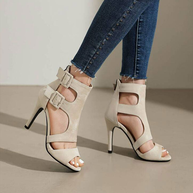 DS Women's Customized Heel Rubber Sole Heels Dance Boots Jazz Street Sole Dance Shoes