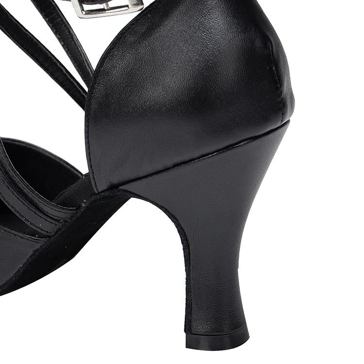 Women's Microfiber Leather Customized Heels Ballroom Dance Shoes Modern Dance Shoes