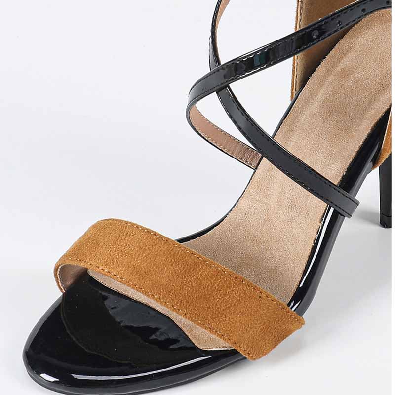 DS Women's Suede Customized Heel Dancing Shoes Salsa Shoes Ballroom Dance Boots