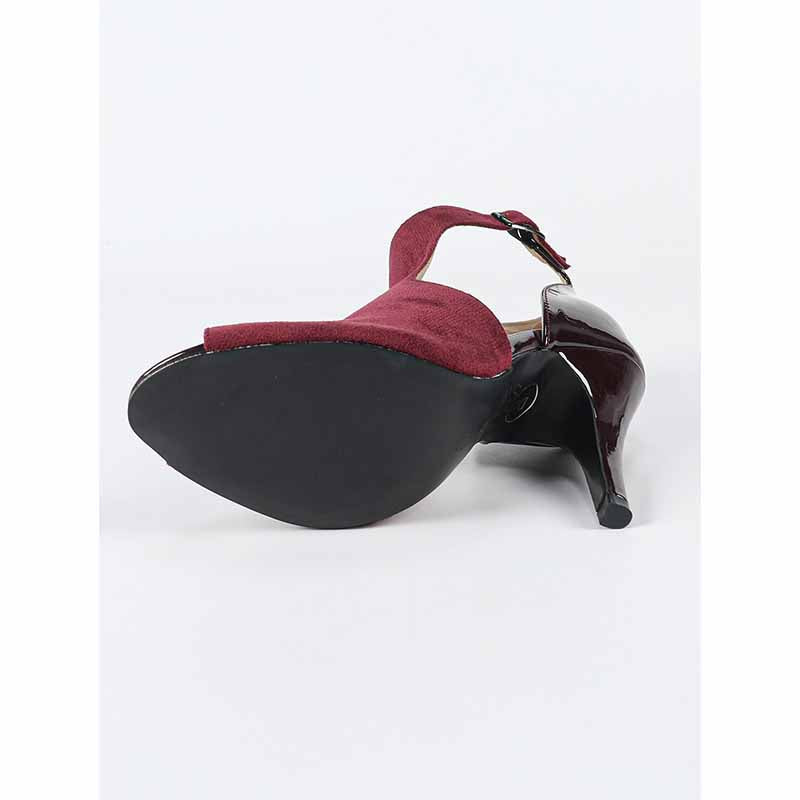 DS Women's PU Suede Customized Heel Rubber Sole Dance Boots Dance Shoes