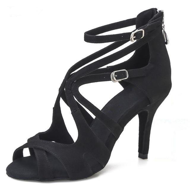 DS Women's Customized Heels Dance Boots Salsa Dance Shoes