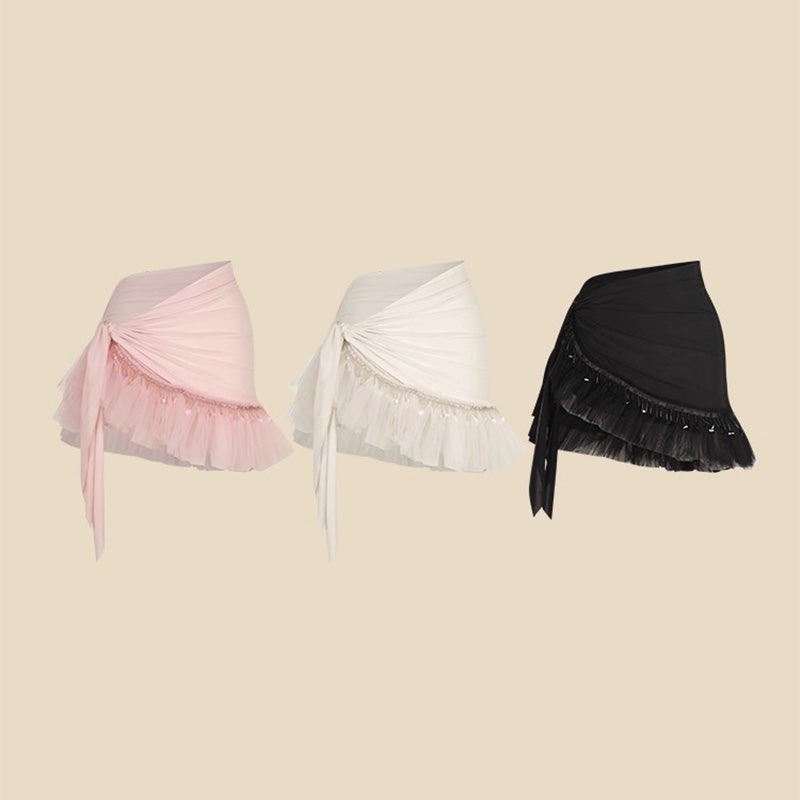 Z Girls Latin Dance Skirt  Performance Dance Wear