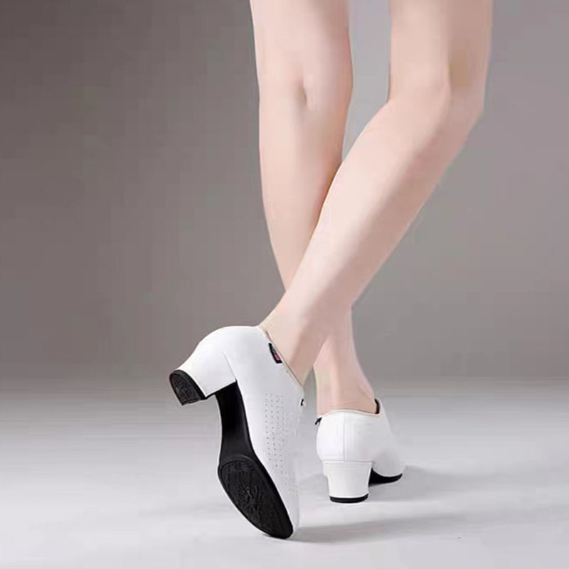 Women's  Microfiber Leather 5cm Heels Teaching & Practice Shoes Ballroom Dance Shoes
