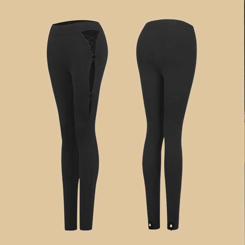 Z Women's Black Latin Dance Pants Dance Wear Training Performance Pants