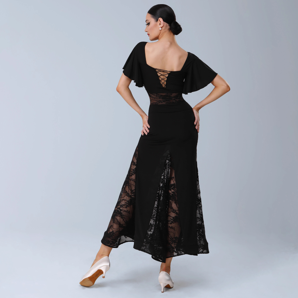 TID Women's Ballroom Waltz Modern Dance Dresses Competition Dancewear