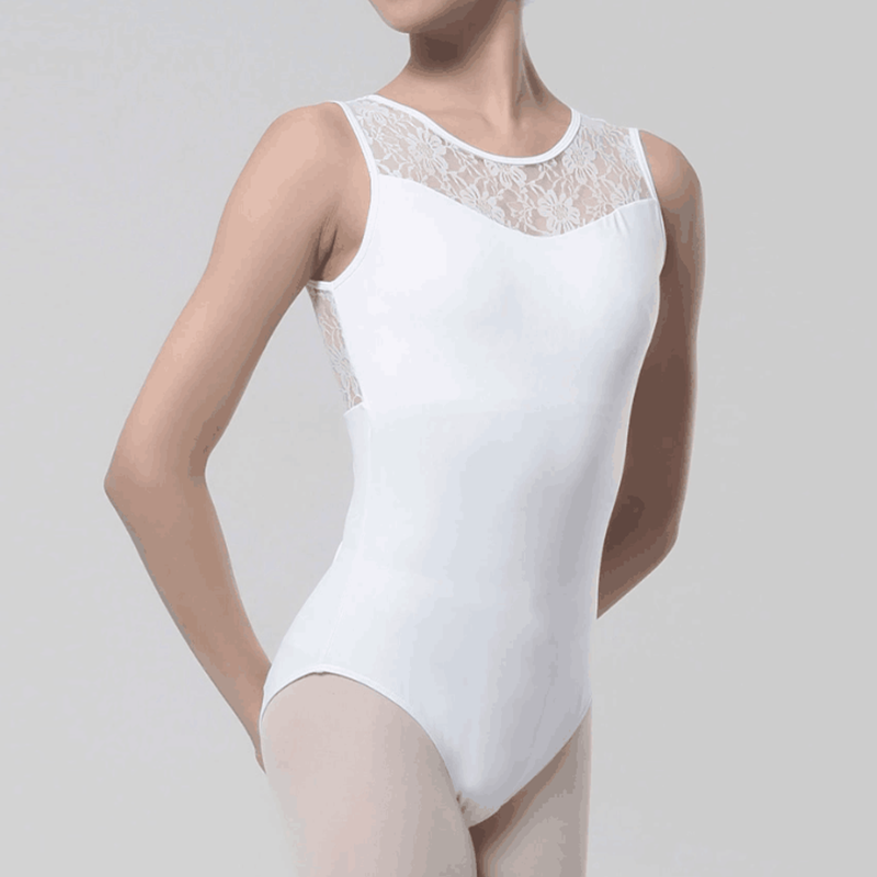 BW Women's Lace  Sleeveless Leotard