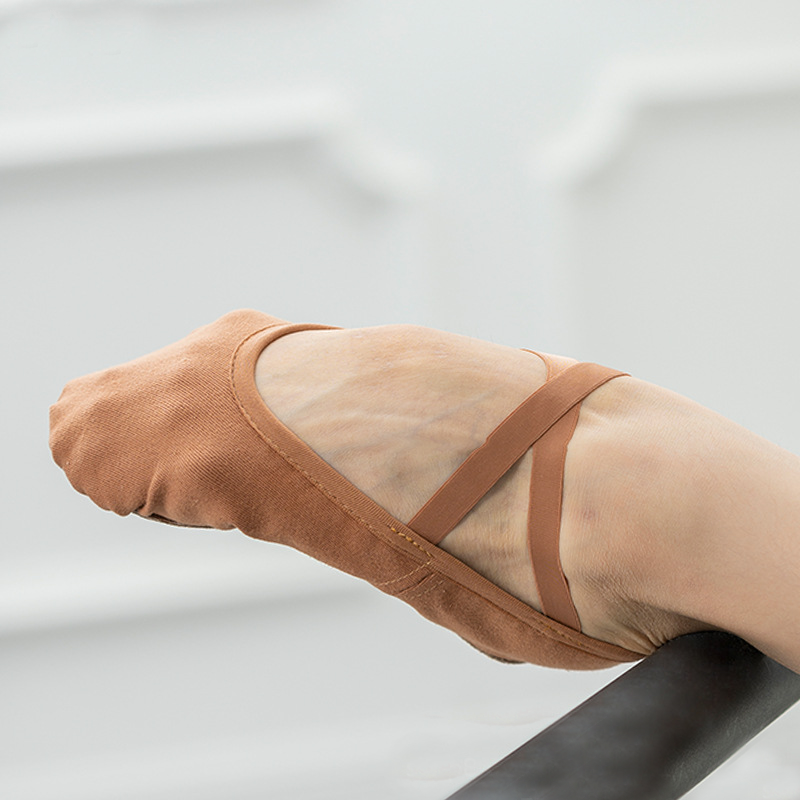 WY Women's Spandex Split-Sole Ballet Shoes