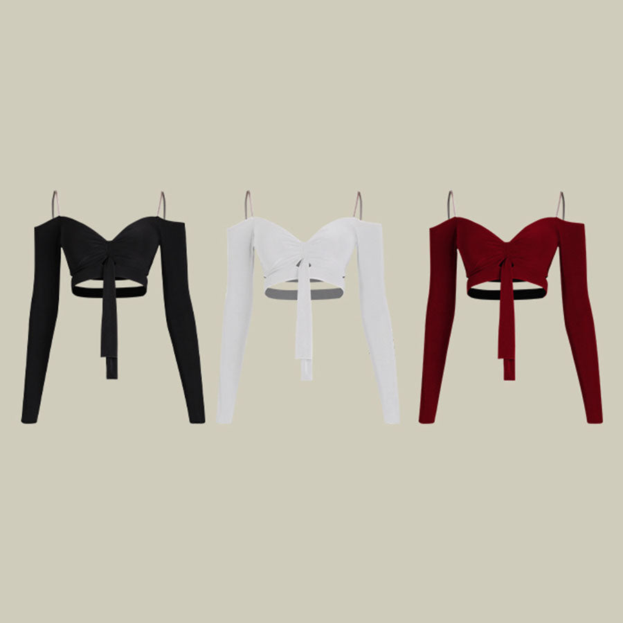 Z Girls Long-sleeved Dance Practice Tops Dancewear