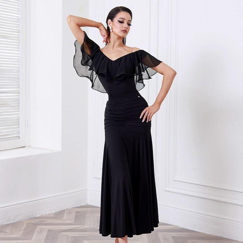 TID Women's Swing Modern Ballroom Waltz Dance Skirts DanceWear