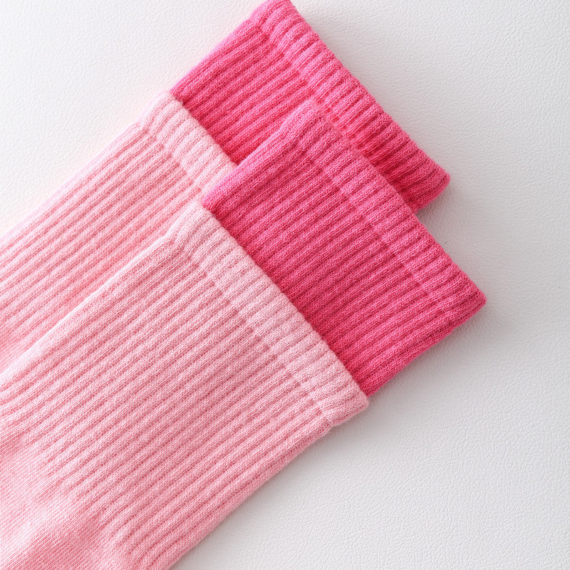 Five-Toe Split Yoga Pilates Knit Cotton Grip Short Socks