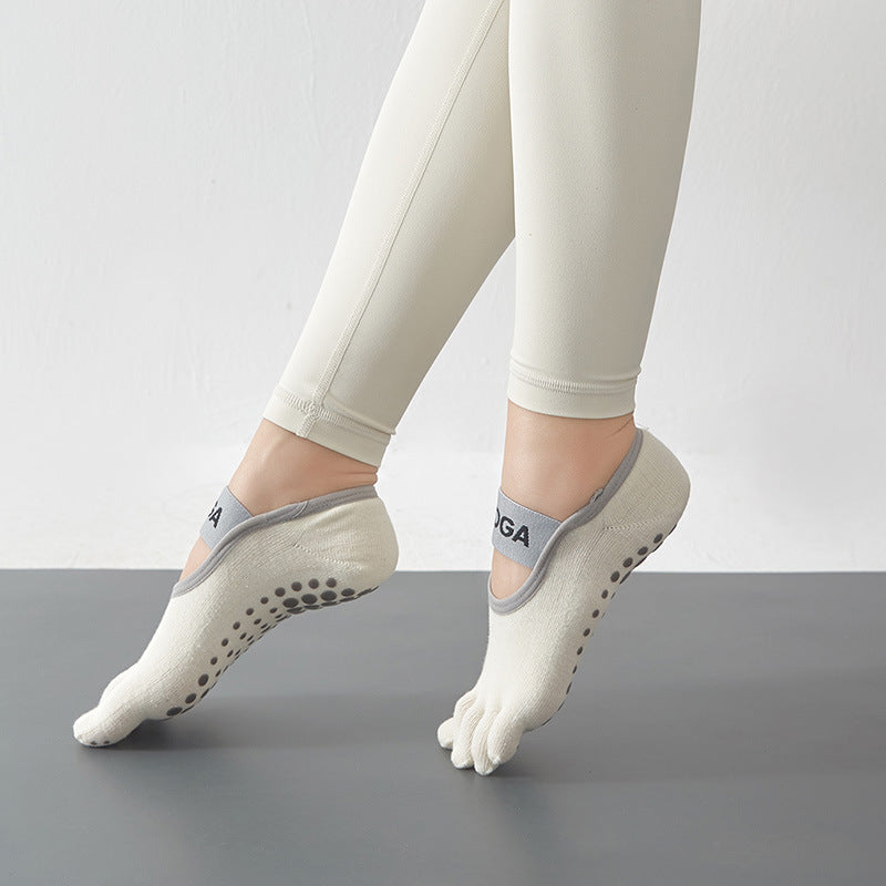 Full-Toe Yoga Pilates Grip Five-ToeSocks