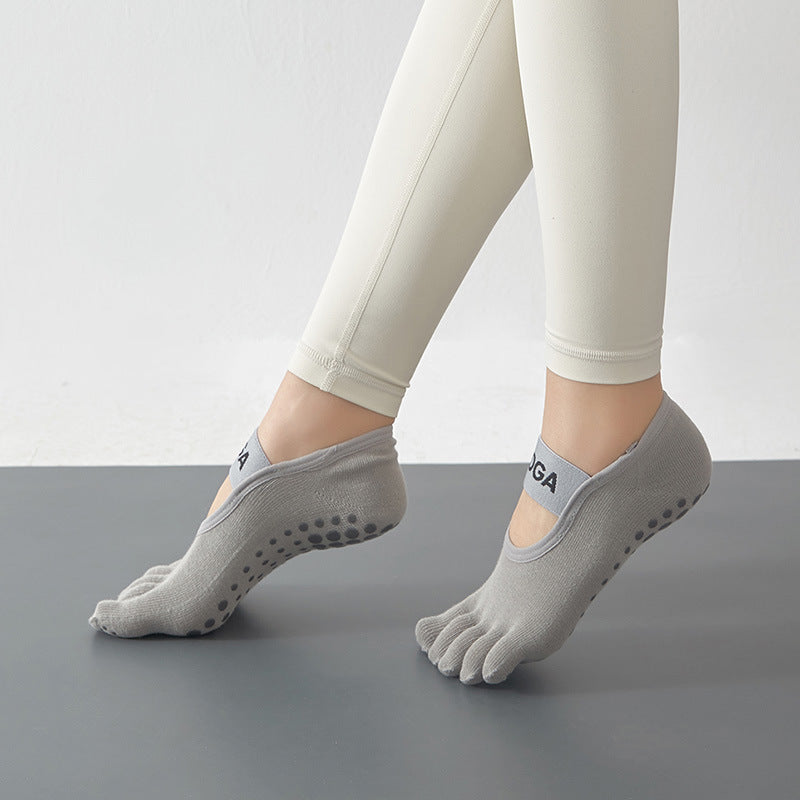 Full-Toe Yoga Pilates Grip Five-ToeSocks
