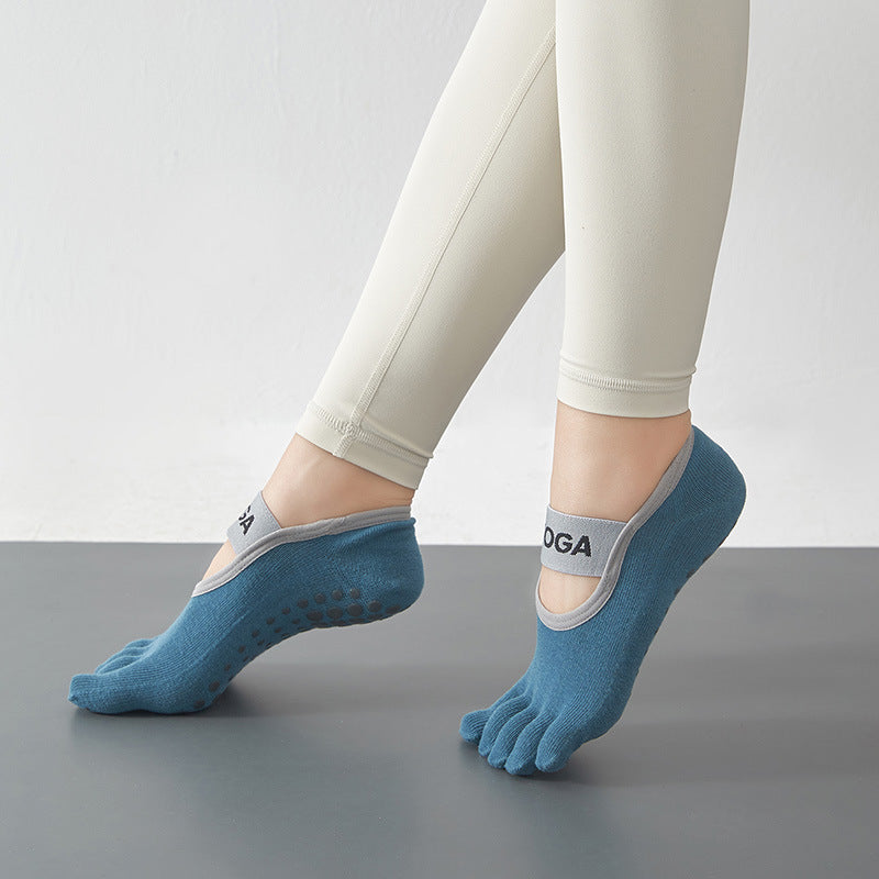 Full-Toe Yoga Pilates Grip Five-ToeSocks