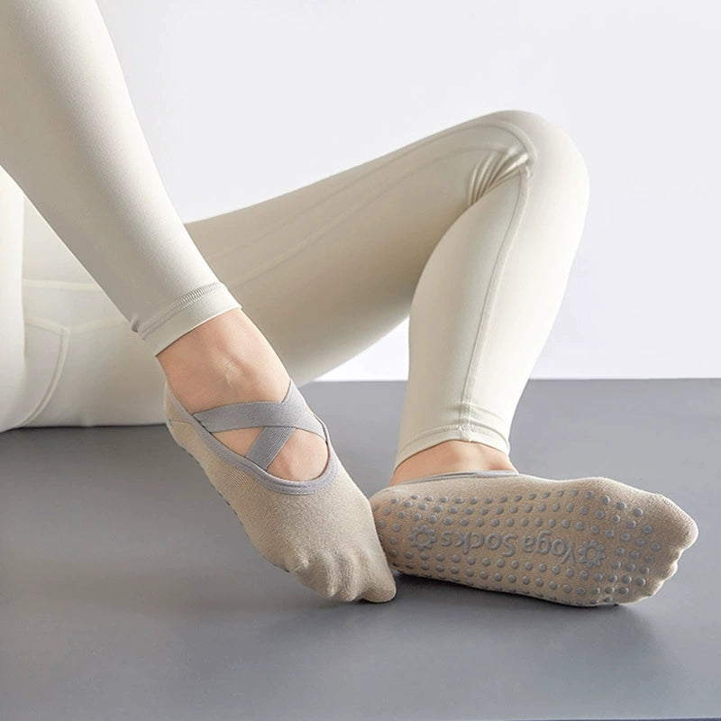 Full-Toe Yoga Pilates Grip Socks