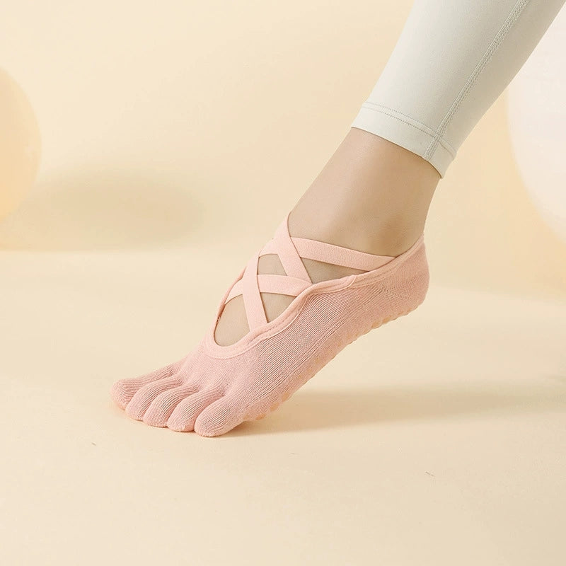 Full-Toe Yoga Pilates Grip Five-ToeSocks