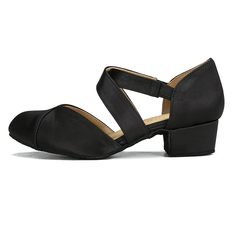 DS Women's Satin 3.5cm/6cm Heels Ballroom Dance Shoes Swing Dance Shoes