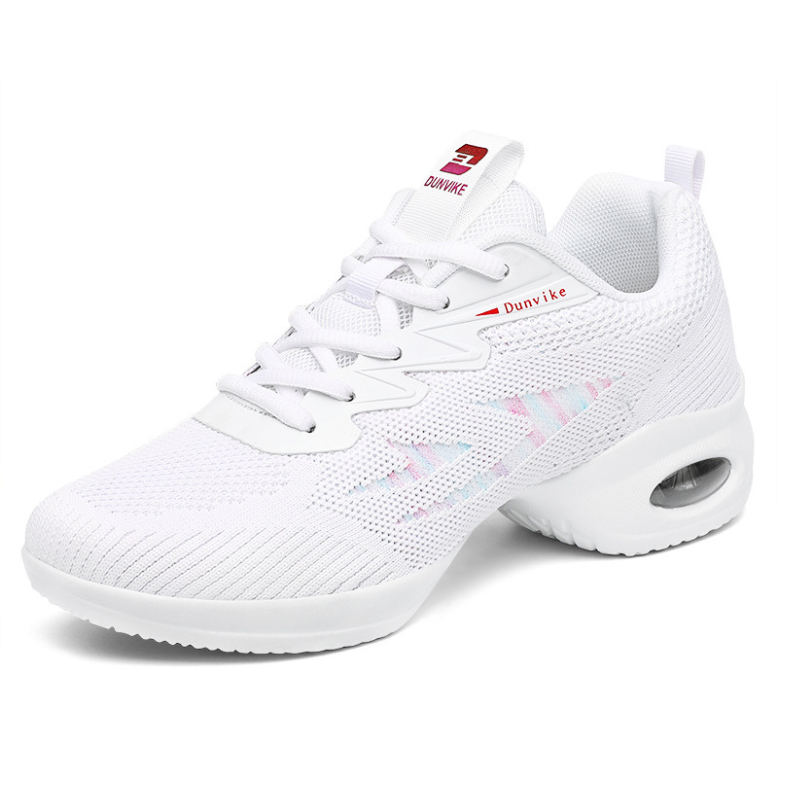 Women's Jazz Shoes Lace-up Dance Sneakers