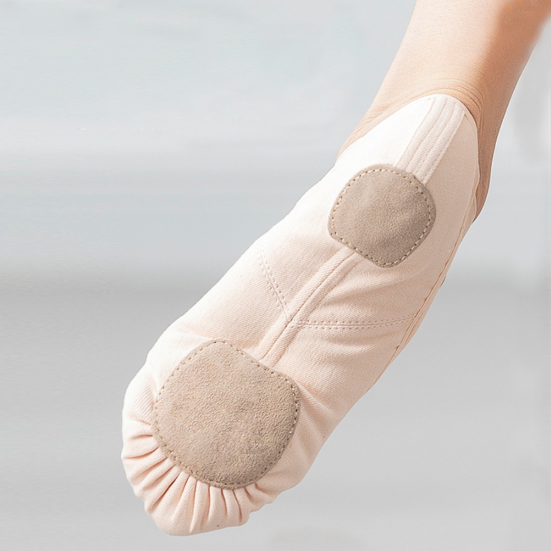 WY Women's Split-Sole Practice Stretch Ballet Shoes