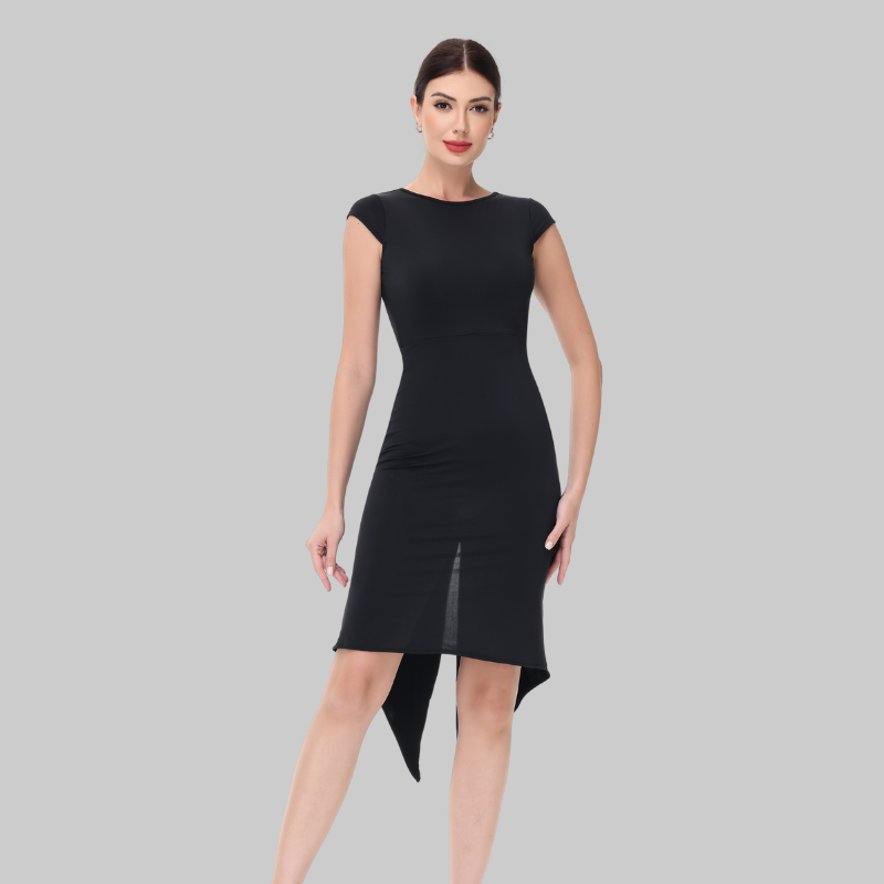 Customisable-Women's Sleeveless Dance Dress for Milonga & Parties Tango Dress