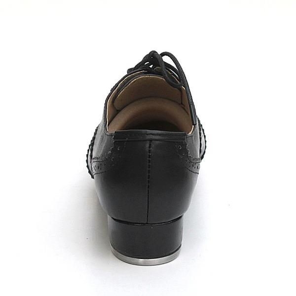 Unisex Microfiber Leather Flats Tap Dance Shoes
