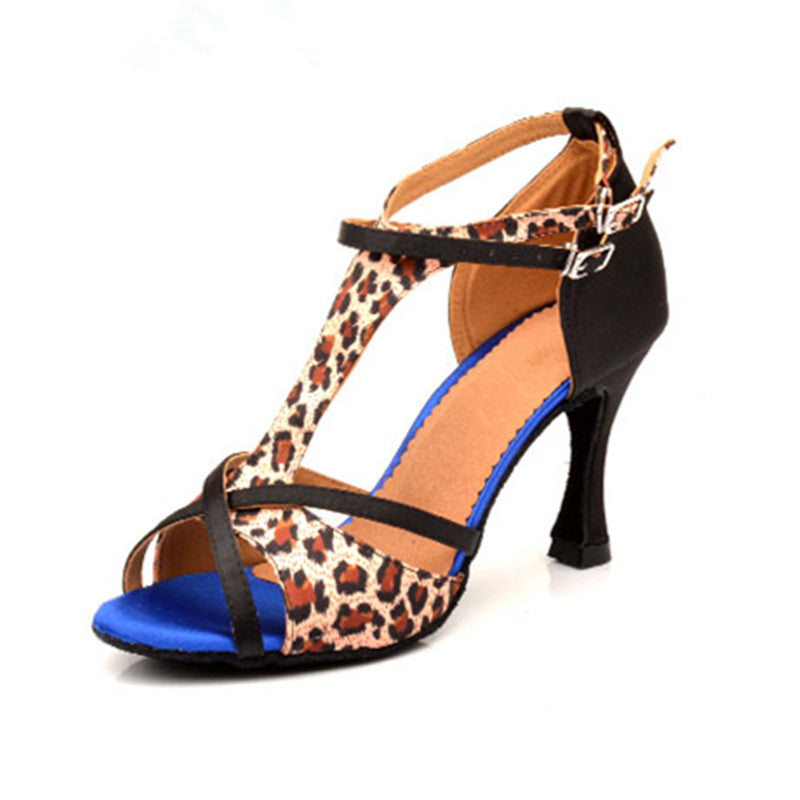 DS Women's Suede Customized Heel Salsa Latin Dance Shoes