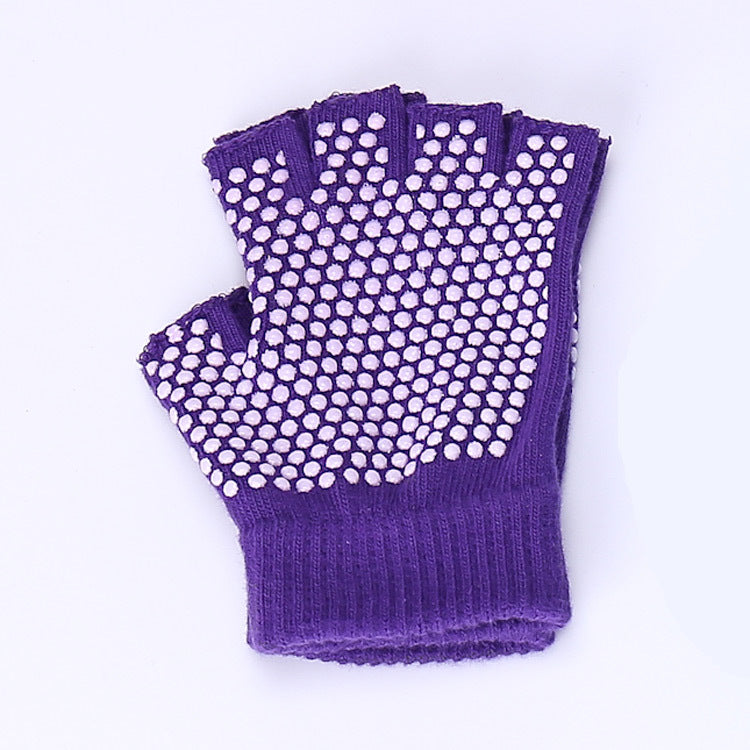 Fingerless Grip Yoga Pilates Gloves