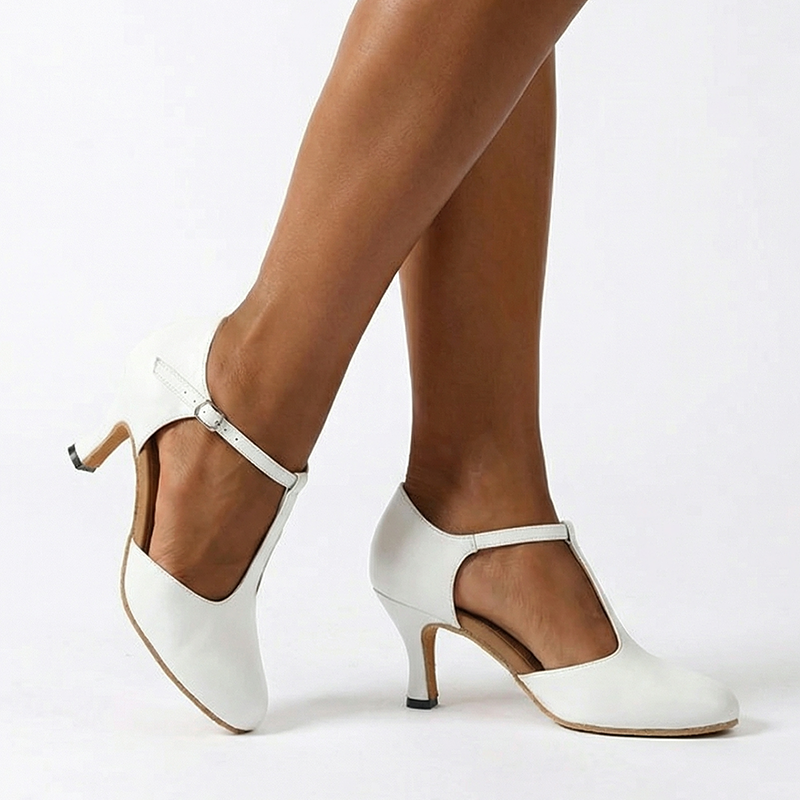 HW Women's Leatherette Customized Heels Ballroom Dance Shoes Modern Shoes