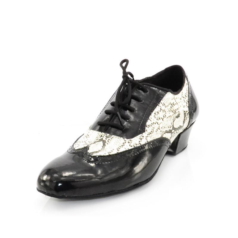 Men's Leatherette Heels Ballroom Dance Shoes Latin Shoes