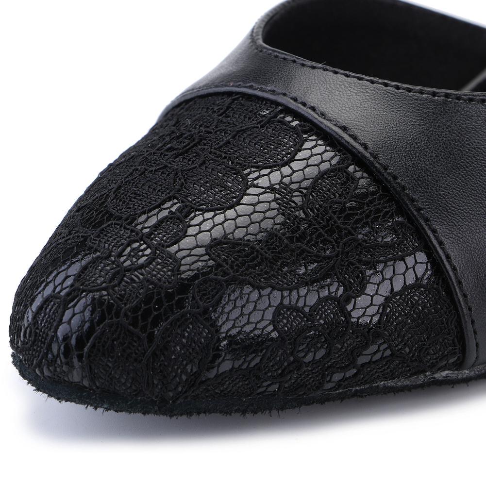 Women's Leatherette 4.5cm Heels Ballroom Swing Dance Modern Dance Shoes