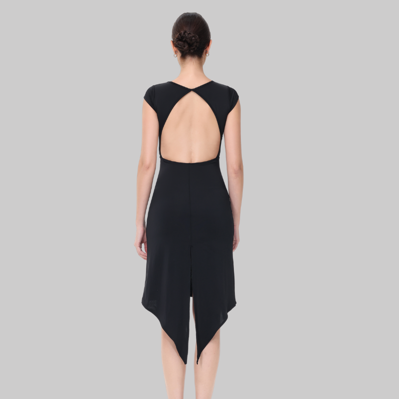Customisable-Women's Sleeveless Dance Dress for Milonga & Parties Tango Dress
