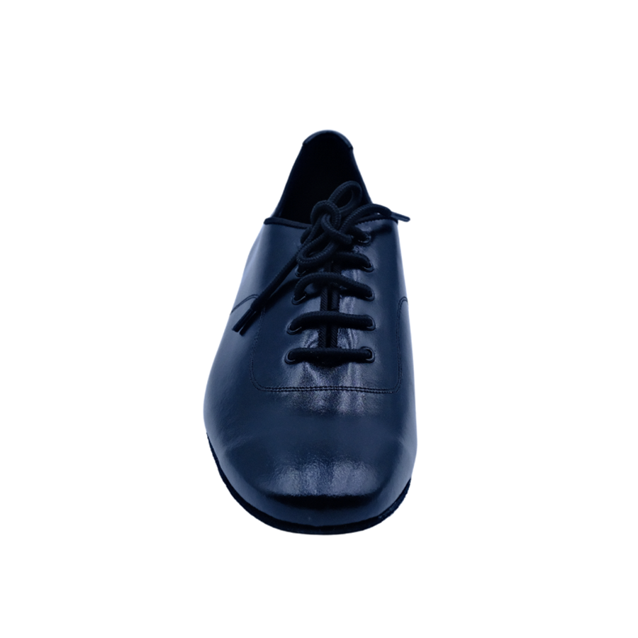 Men's 2cm Black Leatherette Heels Ballroom Dance Shoes