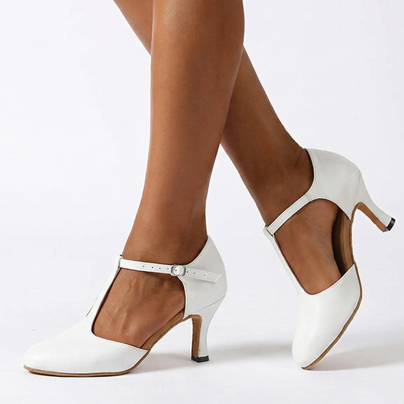 HW Women's Leatherette Customized Heels Ballroom Dance Shoes Modern Shoes