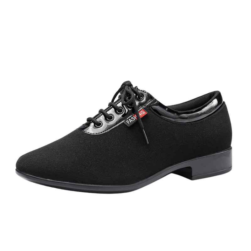 Men's Black 2.5cm Heels Ballroom Dance Shoes