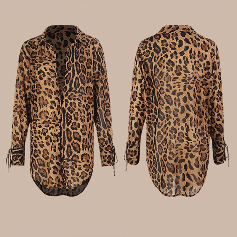 Z Women's Leopard Latin Dance Tops Dance Wear Training Performance Tops
