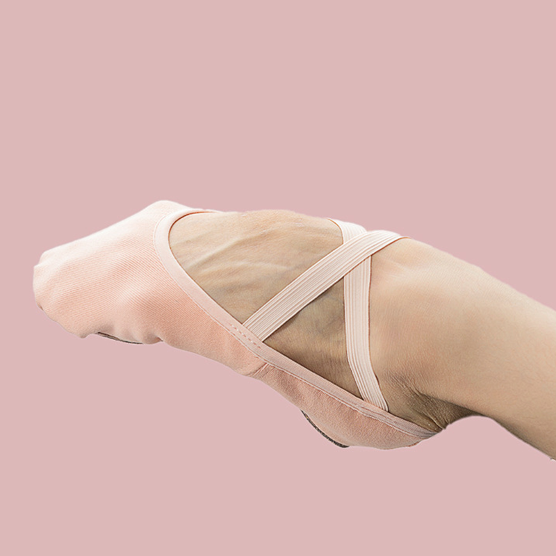 WY Women's Spandex Split-Sole Ballet Shoes
