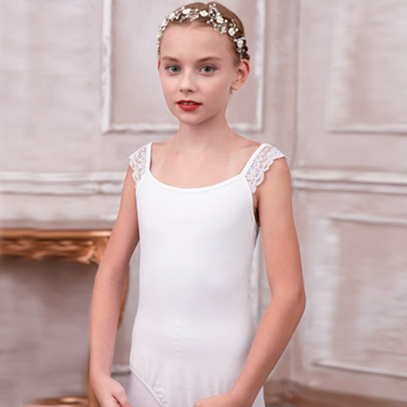 BW Girls Girls Lace Tank Leotard