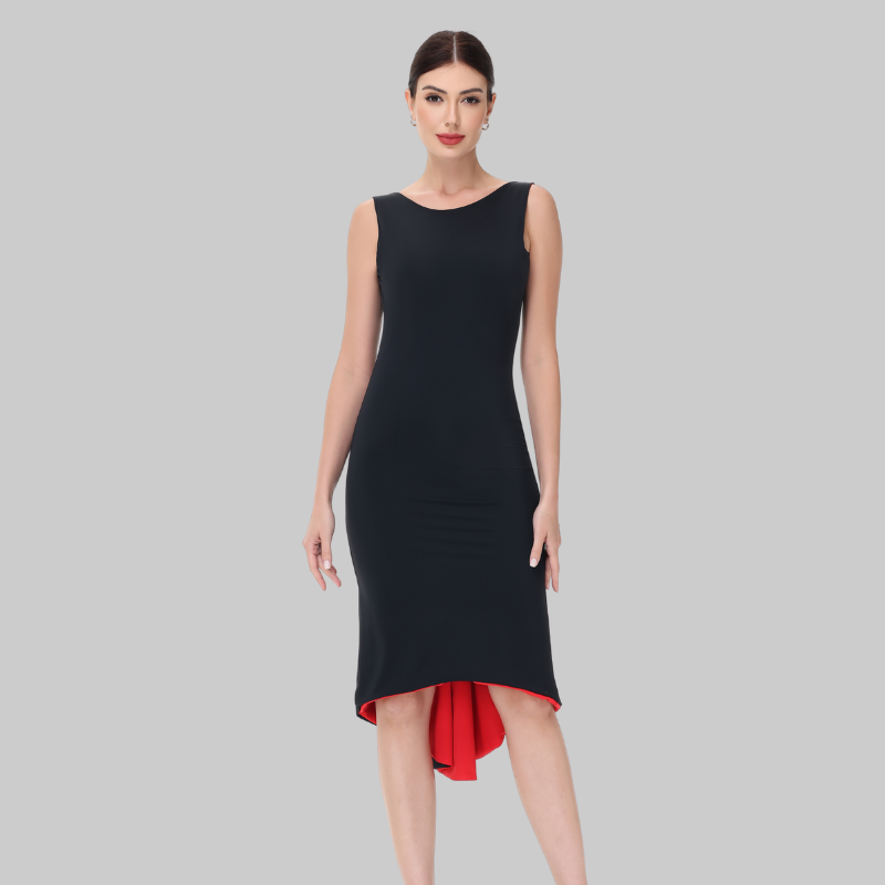 Women's Performance Sleeveless Dance Dress for Milonga & Parties Tango Dress