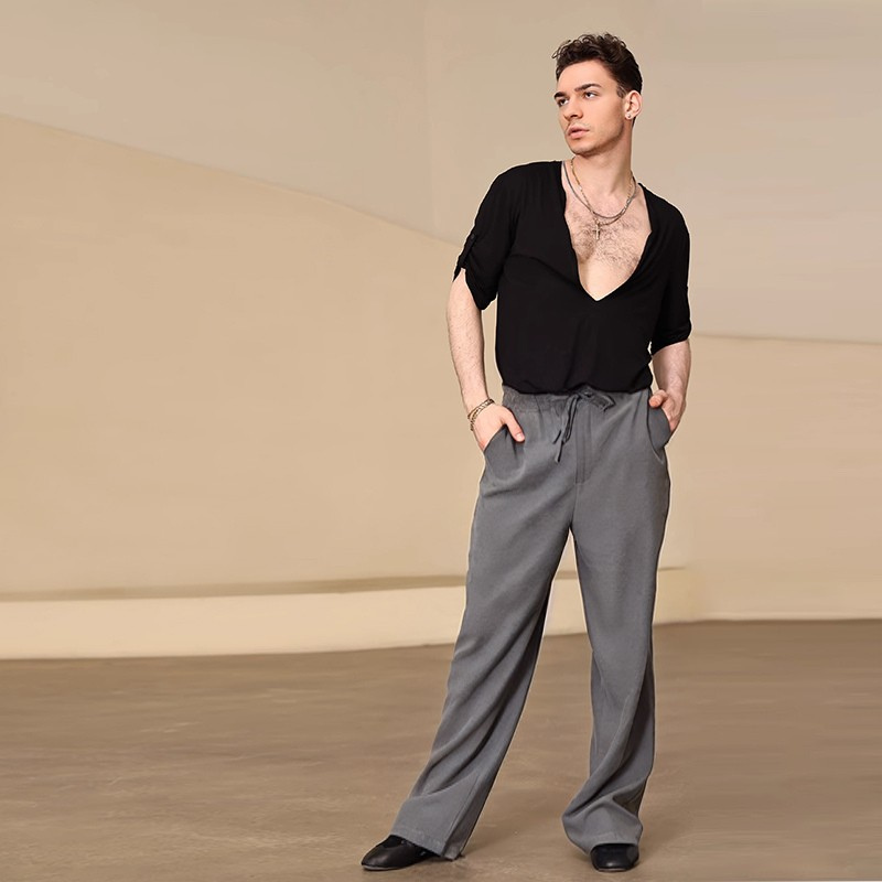 YES Men's Dance Pants Latin Dance Practice Clothes